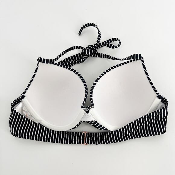 striped bikini top 34 B Shade & Shore - Picture 2 of 4
